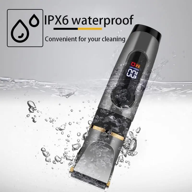 Professional Hair Trimmer Beard Trimmer Precision Trimmer Long Hair Trimmer IPX6 Waterproof Adjustable