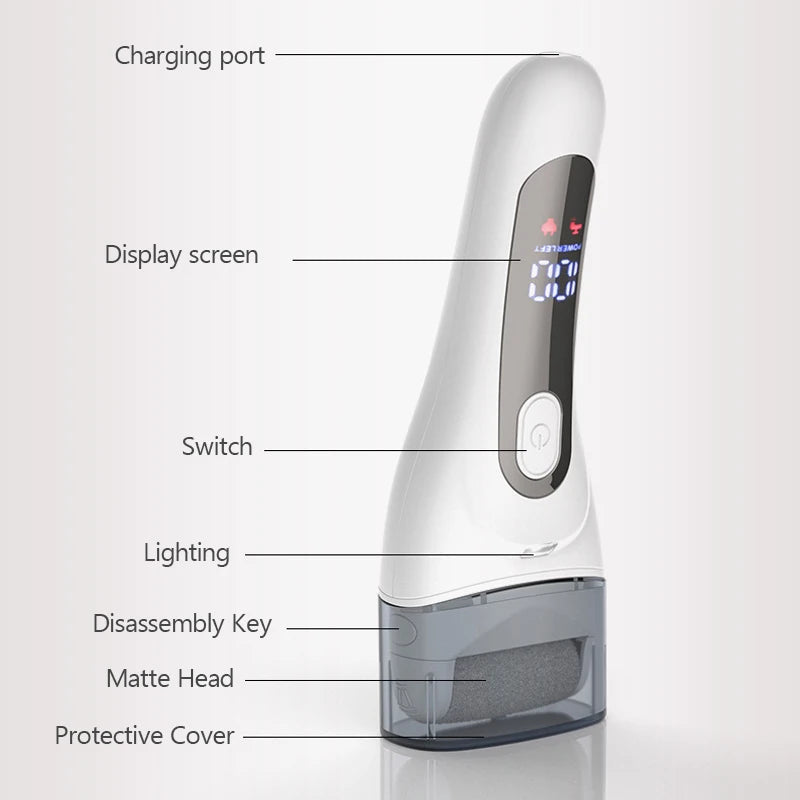 Electric Foot Callus Remover Head Specially Made for Dry Feet Cracked Heels Foot Repair Pedicure Tools for at Home Foot Care