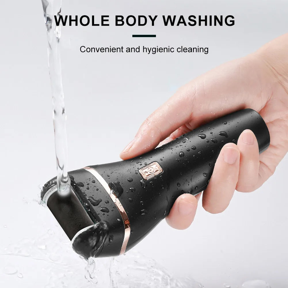 Electric Foot File Grinder Dead Dry Skin Callus Remover Washable Feet Pedicure Tool Foot Care Tools for Hard Cracked Clean