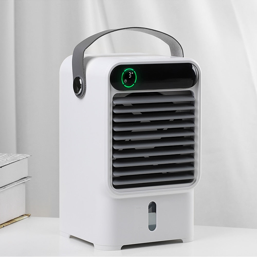 Mini Portable Air Conditioner Fan Air Cooler for Room Rapid Cooling Water Circulation Conditioning Cold Small Fan Dust Proof USB