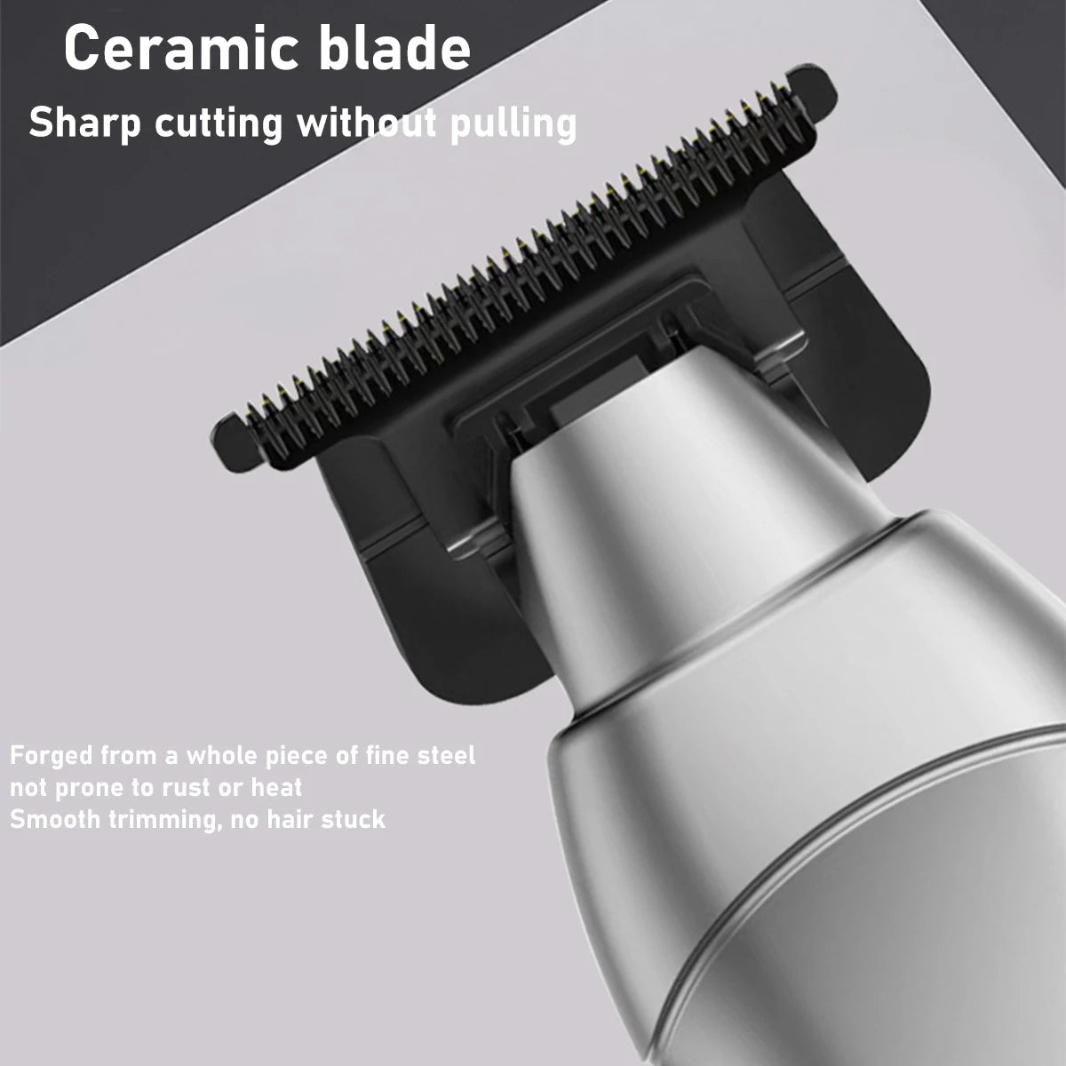 Zinc Alloy Body DLC Blade 7000RPM Hair Clipper Salon Home Beard Sideburns Trimmer Trimmer Men