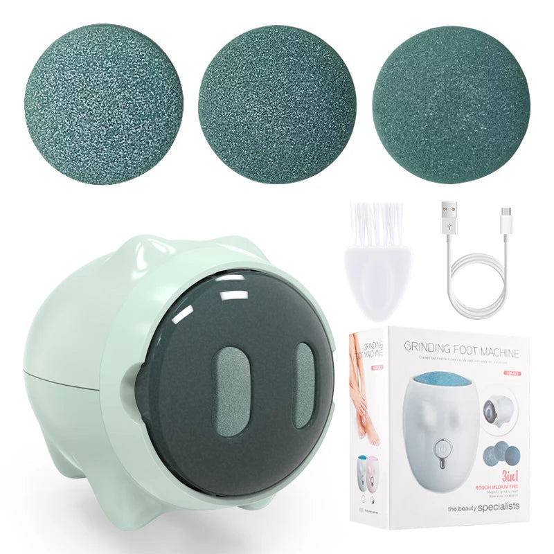 New Electric Foot Grinder for Removing Dead Skin Cocoon Cuticle Layer Foot Repair Machine Rechargeable Skin Grinding Tool