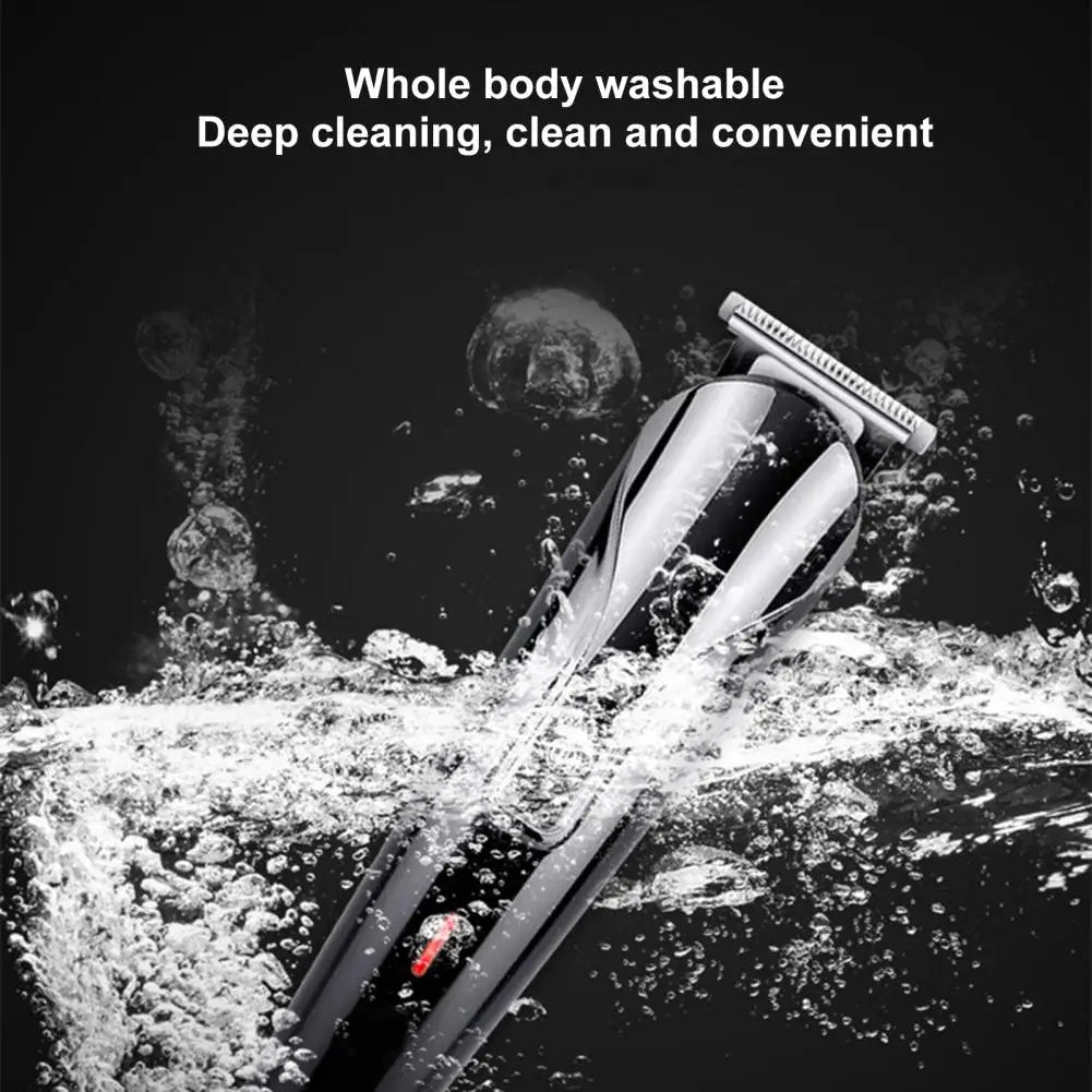 1 Set Hair Trimmer Razor Set 8 in 1 Waterproof Beard Trimmer Men Cordless Electric Razor Nose Body Hair Clipper Grooming Set