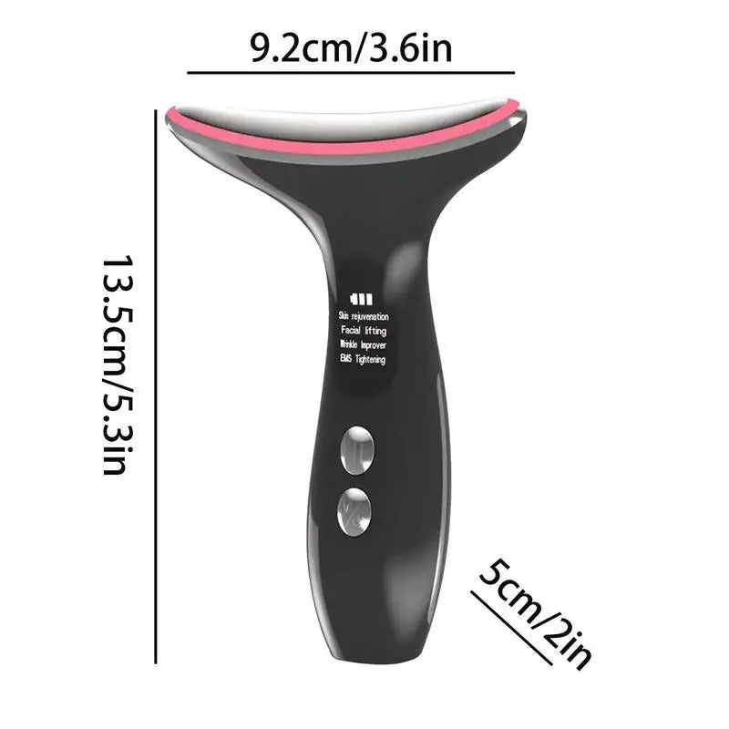Face Neck Lifting Massager EMS Microcurrent Face Sculpting Device Create A Swan Neck Jade Neck Face Sculpting Device LED Photon
