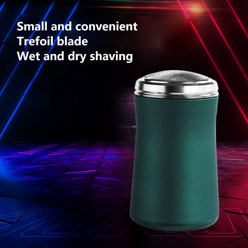 Mini Portable Hair Trimmer Electric Shaver Razor USB Rechargeable Shaving Machine for Men Pocket Size Beard Cutting Trimmer