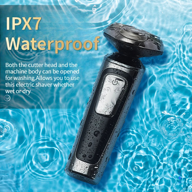 Waterproof Electric Shaver for Men USB Rechargable Professional Nose Hair Trimmer Hair Cutter Set for Men Adult Wet-Dry Dual Use