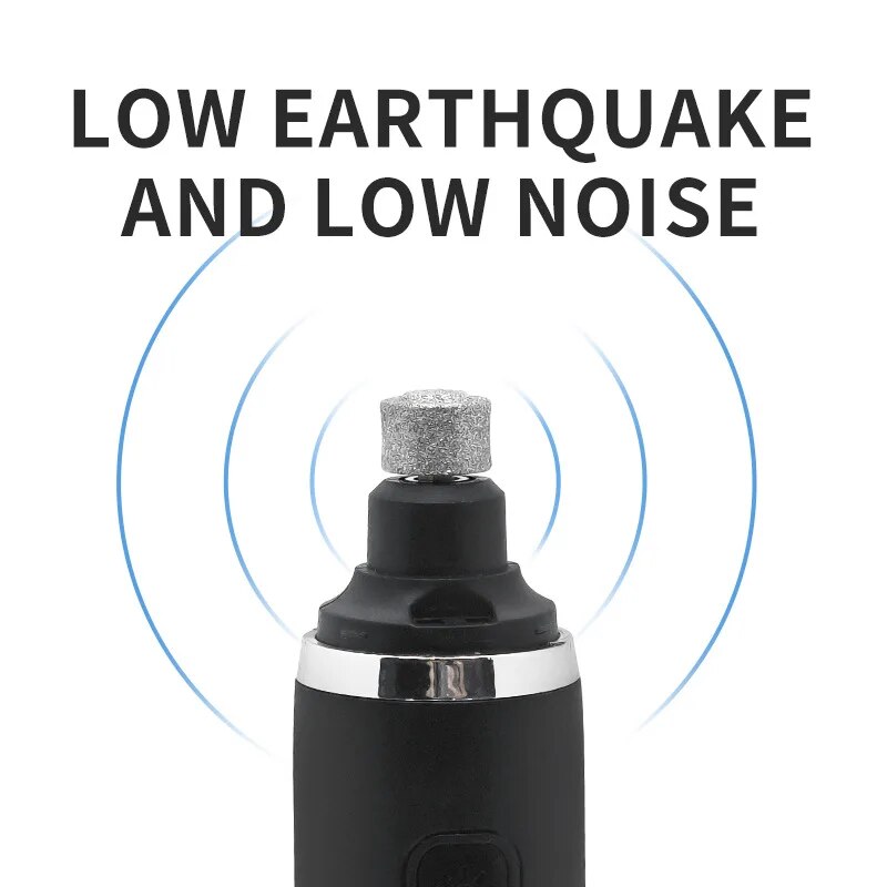 Electric Dog Nail Drill for Dog Clippers Rechargeable USB Charging Pet Paws Quiet Nail Grooming Trimmer Tools Universal