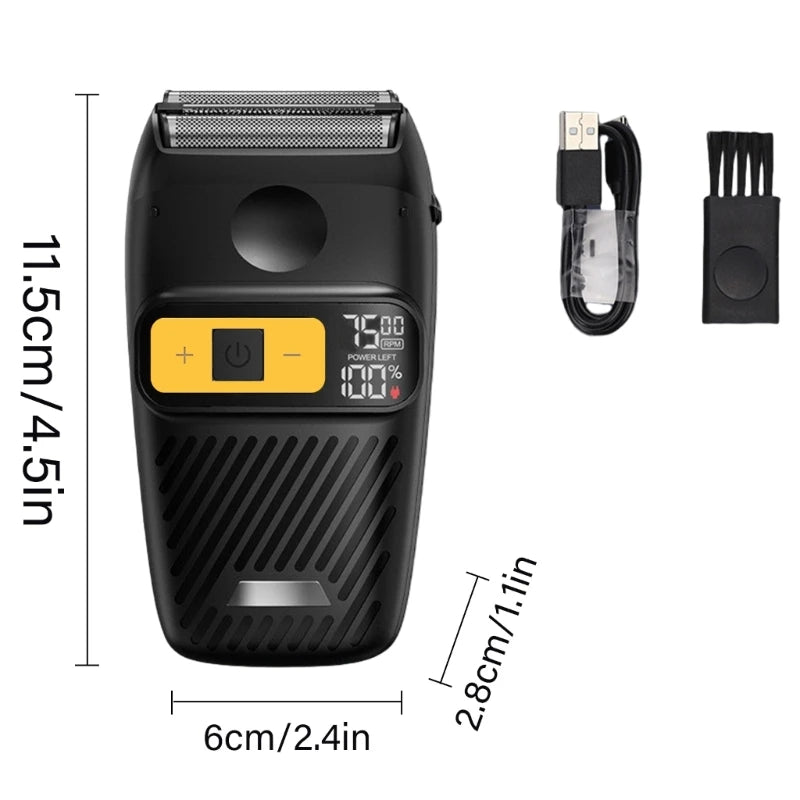 Small Electric Shaver Rechargeable Shaving Tool Present for Busy Individuals