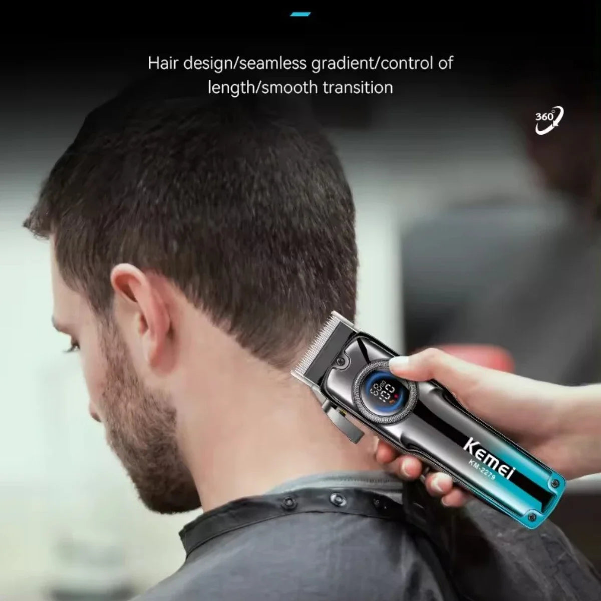 Hair Clipper Electric Hair Cutting Machine Professional Hair Clipper Adjustable Haircut Machine Clipper for Men