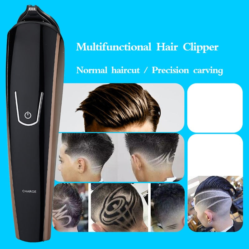 5 In 1 USB Rechargeable Beard Nose Trimmer Electric Hair Clipper For Men Haircut Razor Face Body Groomer Shaving Cutting Machine