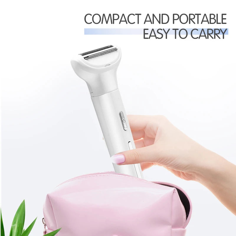 Facial Hair Removal for Women 5 in 1 Electric Razor for Bikini Trimmer Kit for Face Eyebrow Nose Legs and Rechargeable Portable