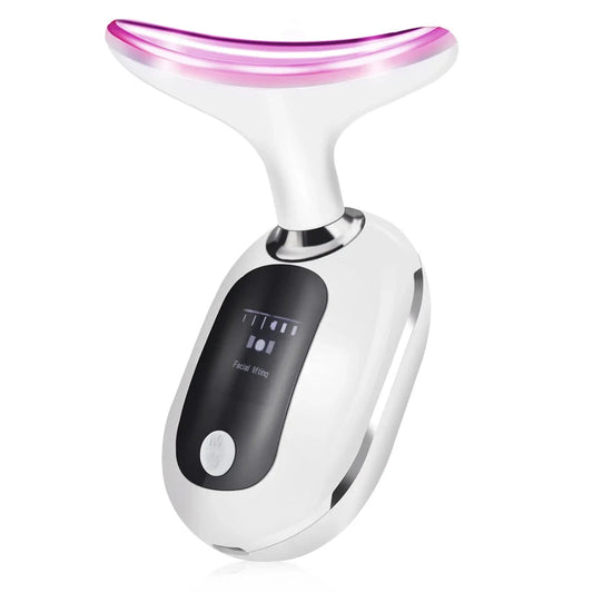EMS Neck Beauty Device LED Photon Face Beauty Device Microcurrent Skin Lifting Firming Wrinkle Remover Reduce Double Chin
