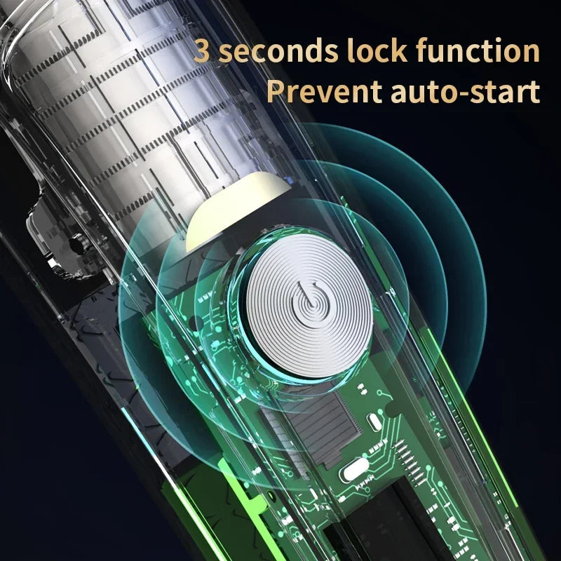 6 in 1 Multi-functional Waterproof Hair Clipper Ears Nose Hair Trimmer Electric Shaver Men's Grooming Tools