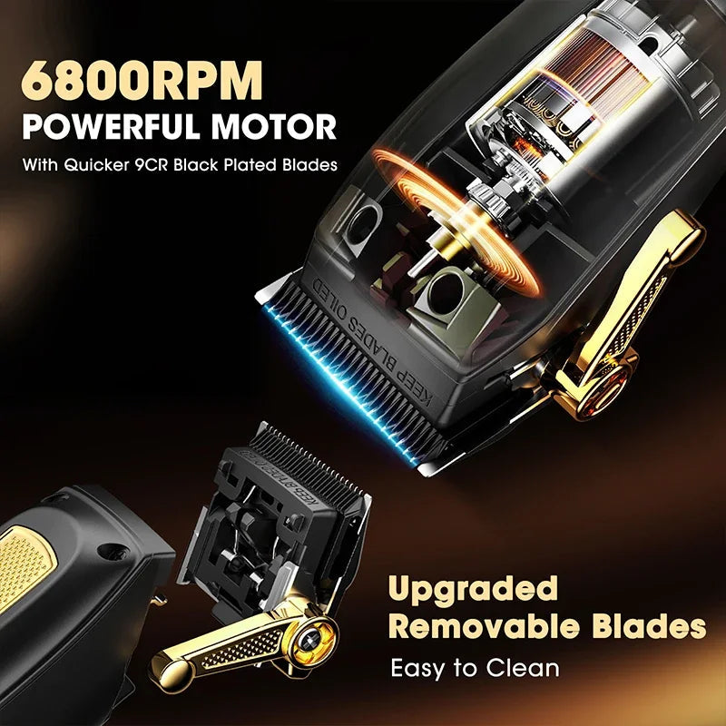 Hair Cutting Machine Professional Hair Clipper and Electric Shaver Set for Barber Men Hair Trimmer Shaver
