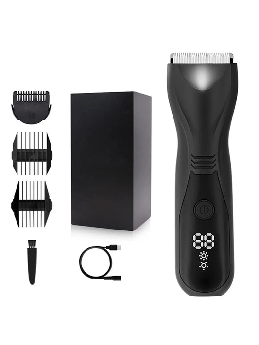 Rechargeable LED Display Hair Clipper Hair Trimmer For Men Shaver Hair Cutting Machine Barber Accessories Cut Machine Beard