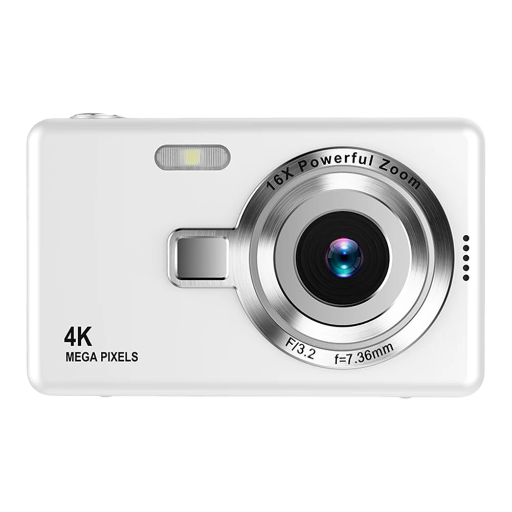 4K HD 1080P Portable Vlogging Camera Digital Camera 96MP Autofocus Vlogging Camera 2.4 Inch IPS Screen for Kid Adult Photography