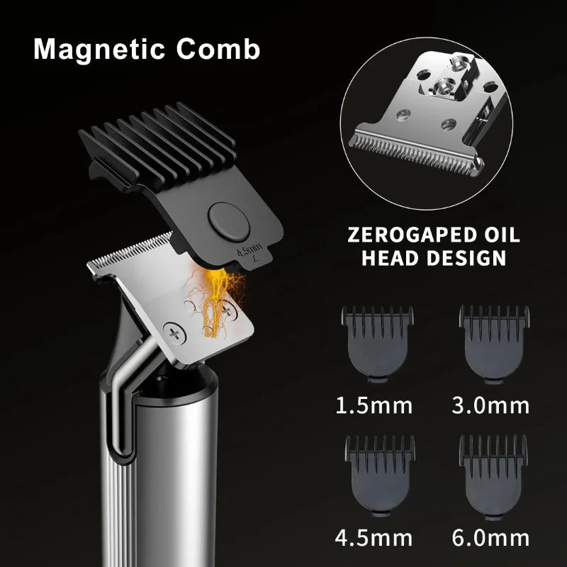 Beard Trimmer for Men Professional Hair Clippers Zero Gapped Hair Trimmer Cordless USB Rechargeable Easy To Hold and Use Clipper