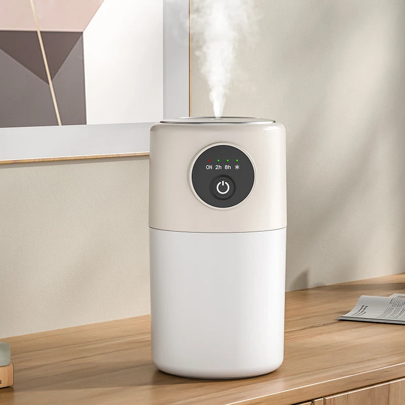 Portable Mini Humidifier USB with Night Light Timer Ultrasonic Air Atomizer Small Humidifier for Car and Home Use