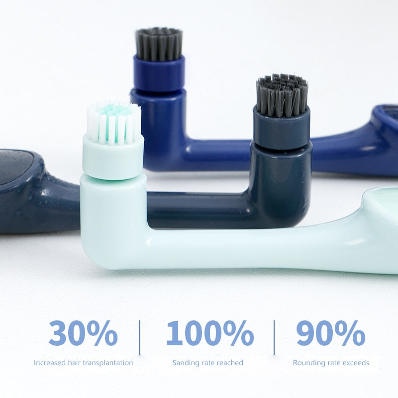 Electric Sonic Toothbrush USB Rechargeable Rotating Smart Timer Adult Waterproof Tooth Cleaning 3 Replacement Heads