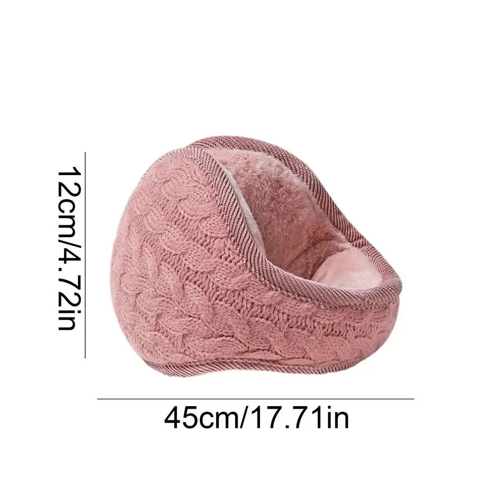 Foldable Ear Muffs Plush Earmuffs For Cold Weather Portable Soft Ear Warmers For Hiking Biking Hunting Morning Jogging