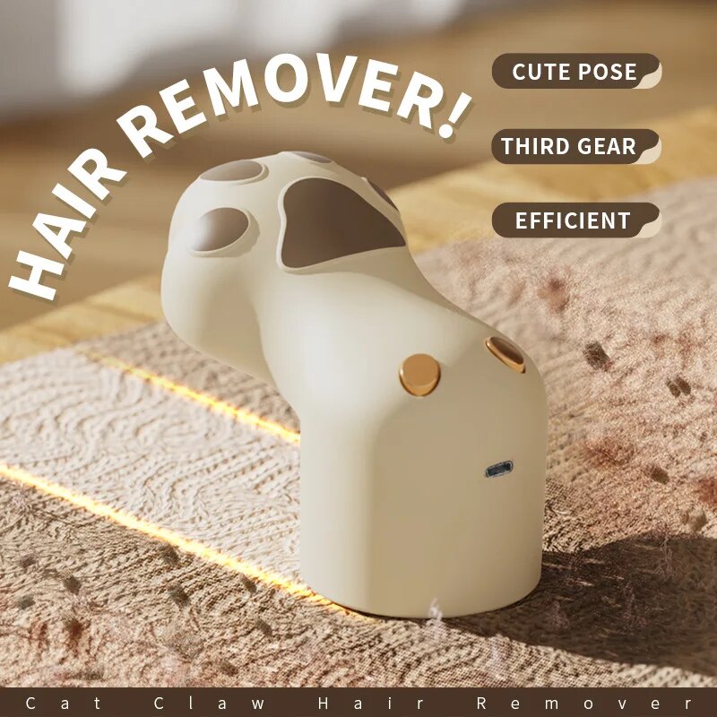 Cat Claw Fabric Shaver Lint Remover Sweater Defuzzer with 3-Speeds 3 Replaceable Stainless Steel Blades Remove Clothes Fuzz New