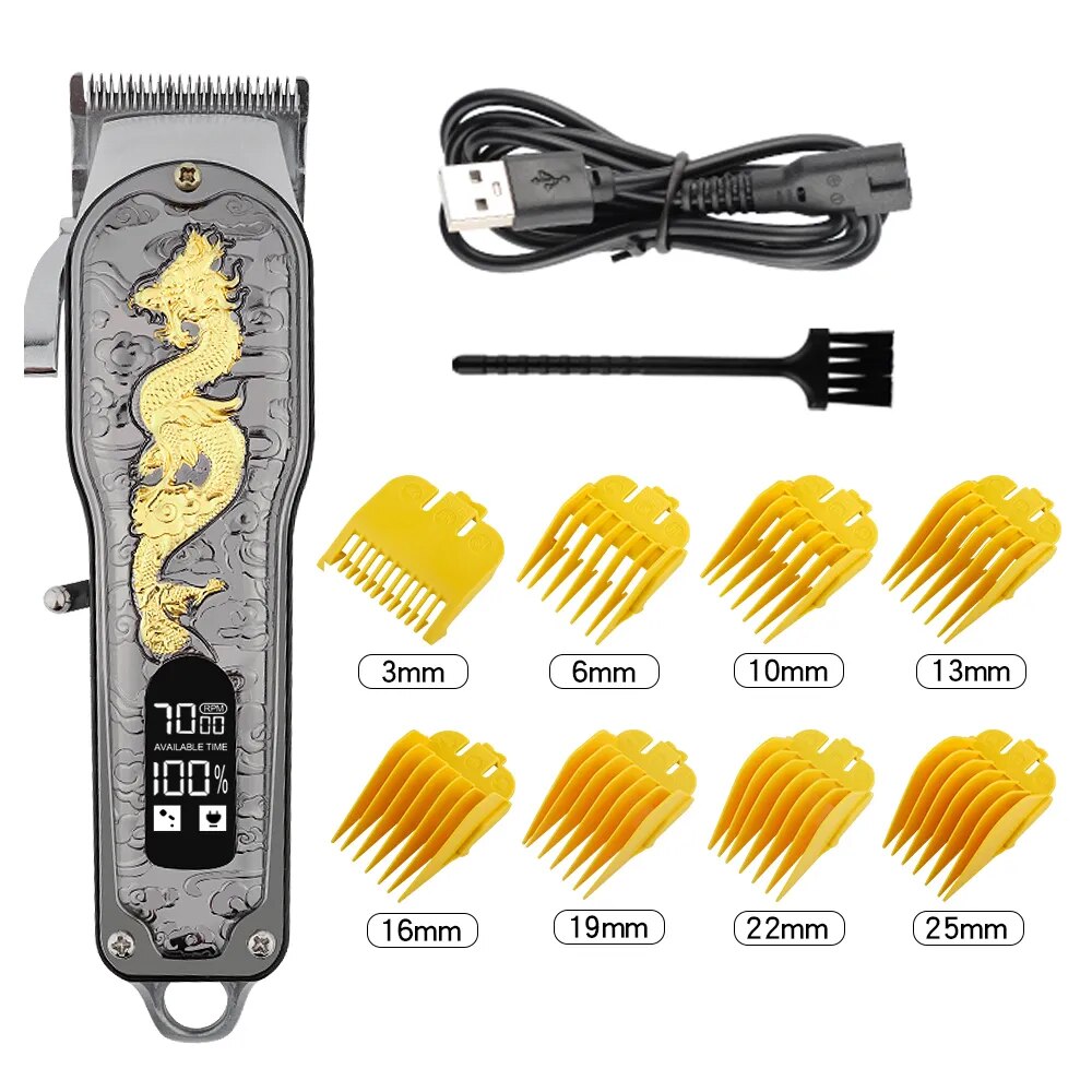 Professional Hair Clipper Cordless Hair Trimmer Machine Men's Razor Hair Clipper Hair Trimmer Beard