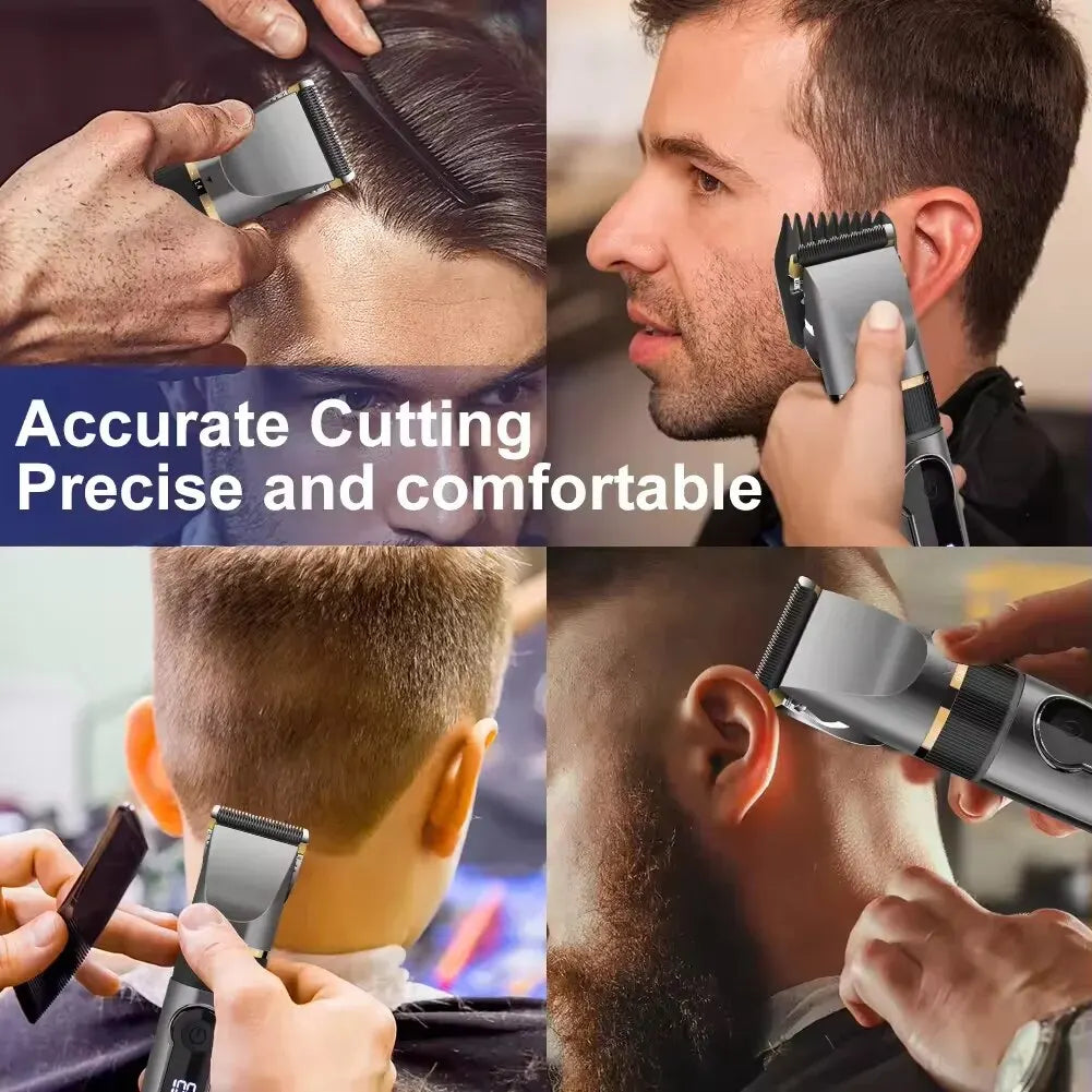 Professional Hair Trimmer Beard Trimmer Precision Trimmer Long Hair Trimmer IPX6 Waterproof Adjustable