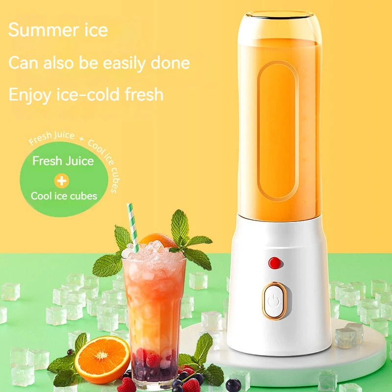 Mini Portable Blender Electric Fruit Juicer Machine for Orange Food Kitchen Small Auxiliary Ice Crushing Household