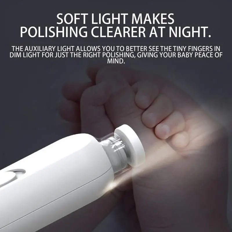 Nail Trimmer with Light Electric Light Up 360 Degree Rotating Nail Trimmer Low Noise Nail File Nail Clippers