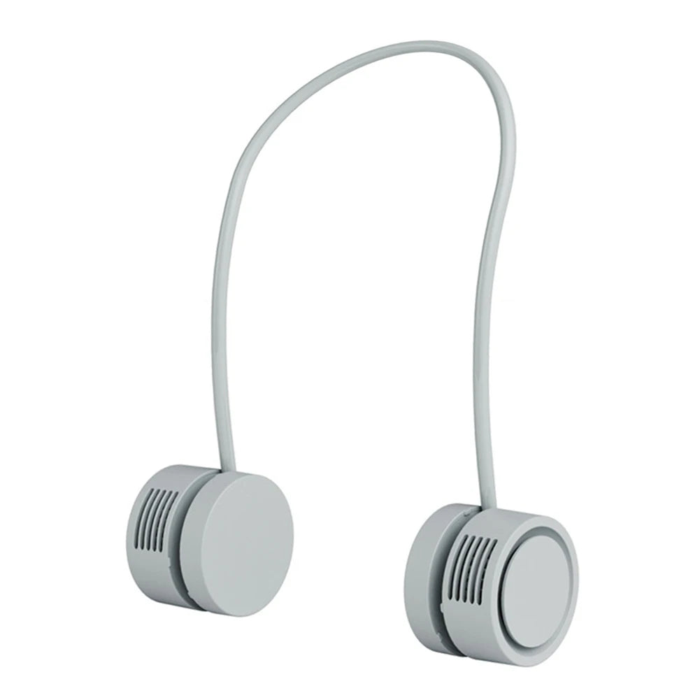 Portable Hanging Neck Fan Outdoor Wearable Air Conditioner Fan Humidifier Bladeless USB Chargeable Sports Cooling Fan