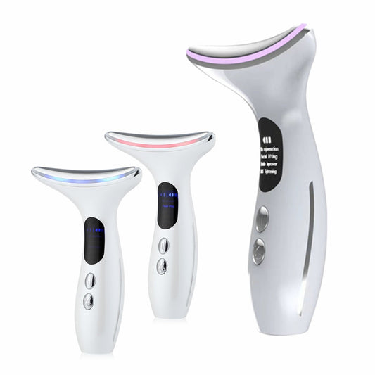 EMS Face Lifting Neck Tightening Skin Care Red Light IPL Rejuvenation Beauty Anti-wrinkle Face Massager Device