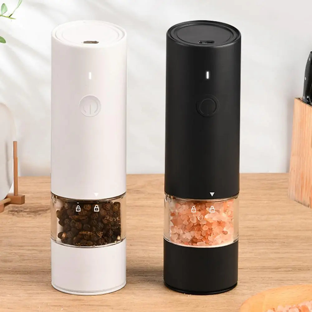 Usb Rechargeable Pepper Grinder Usb Rechargeable Electric Salt Pepper Grinder with Adjustable Ceramic Core Visible for Kitchen