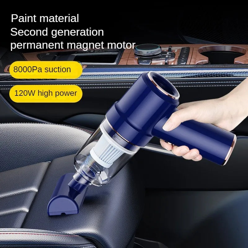 4 in 1 Car Vacuum Cleaner 8000PA Strong Suction Handheld Wireless Vacuum Cleaner Blower Portable Vacuum Cleaner For Car Home