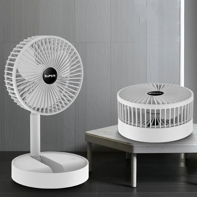 Small Fan Retractable USB Portable Mute ventilateur portable Multifunction Desktop Circulation Small Air Cooler Handheld Fan