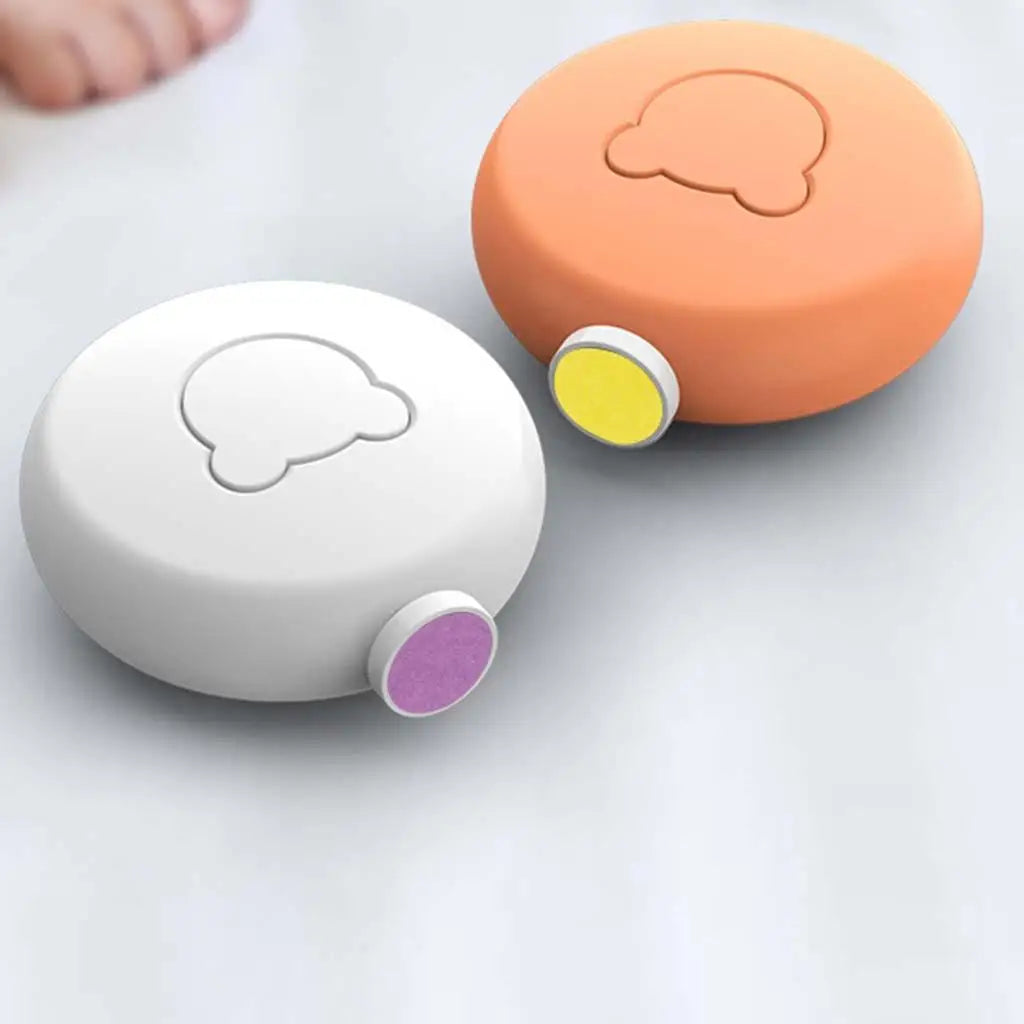 Electric Nail File Manicure Scissors Low Noise Nail Trimmer for Newborn Adults Teenager 6 Grinding Heads Toes Fingers