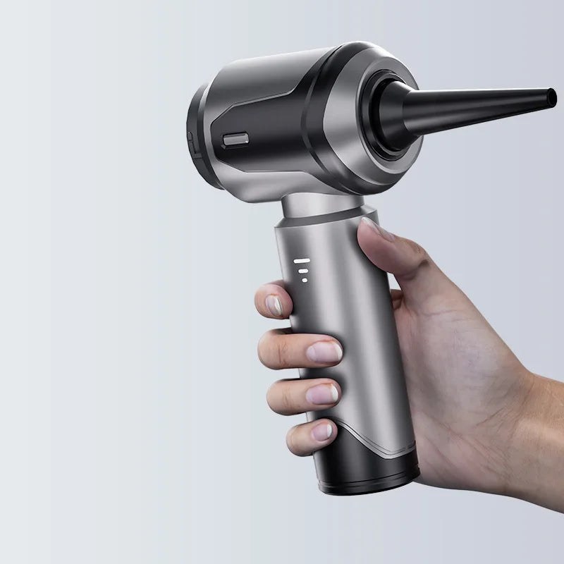 Brushles Vacuum Cleaner Wireless Air Dust Blower Gun for Car Powerful Portable Car Cleaning Appliance Cordless Vehicle Cleaner