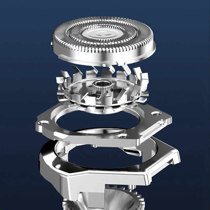 8 Blades Multi Electric Shaver 6 In 1 Nose Ear Hair Trimmer Beard Electric Shaver Multi Electric Shaver For Bald Men LED Display