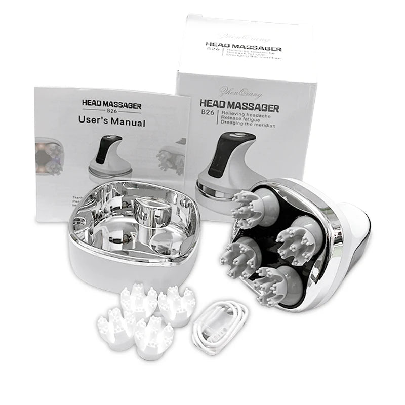 Multi Claw Scalp Massager for Head Massage Electric Relaxation Shoulder Leg Arm Neck Deep Tissue Head Kneading Body Cat Pet Home