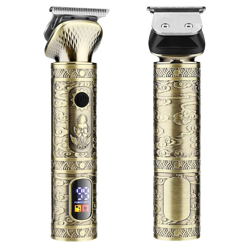 Professional 7 in 1 Hair Clipper Set for Men Barber All Metal Hair Trimmer Set Electric Shaver Nose Trimmer Grooming Kit