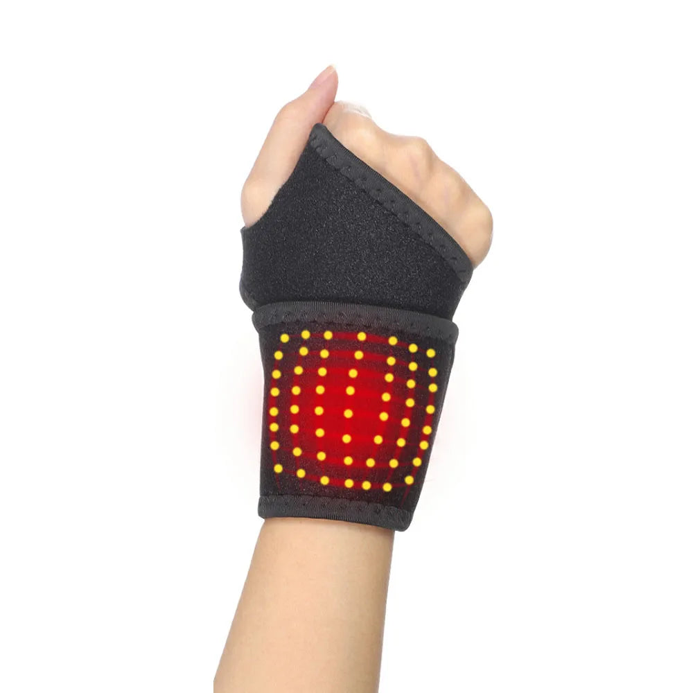 Heating Foam Wristbands Wrapped Joint Self-Heating Wrist Support Brace Wrap Heated Hand Warmer Compression Pain Relief Health Care