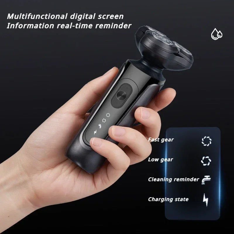 Men's 5-in-1 Multi-functional Electric Shaver Home Hair Clipper Set Washable Nose Hair Cleaner