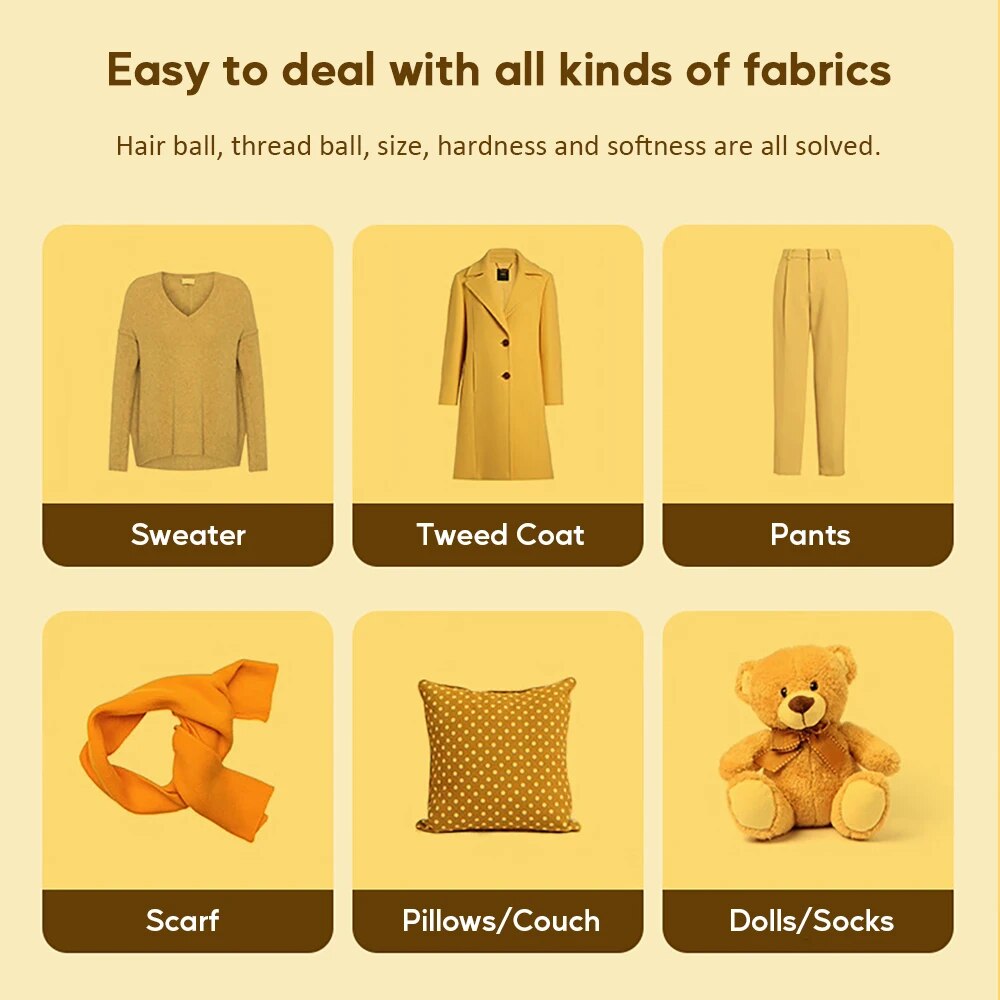 Cute Household Clothes Shaver Portable Electric Lint Remover Rechargeable Hair Ball Trimmer Sweater Cut Machine Spools Removal