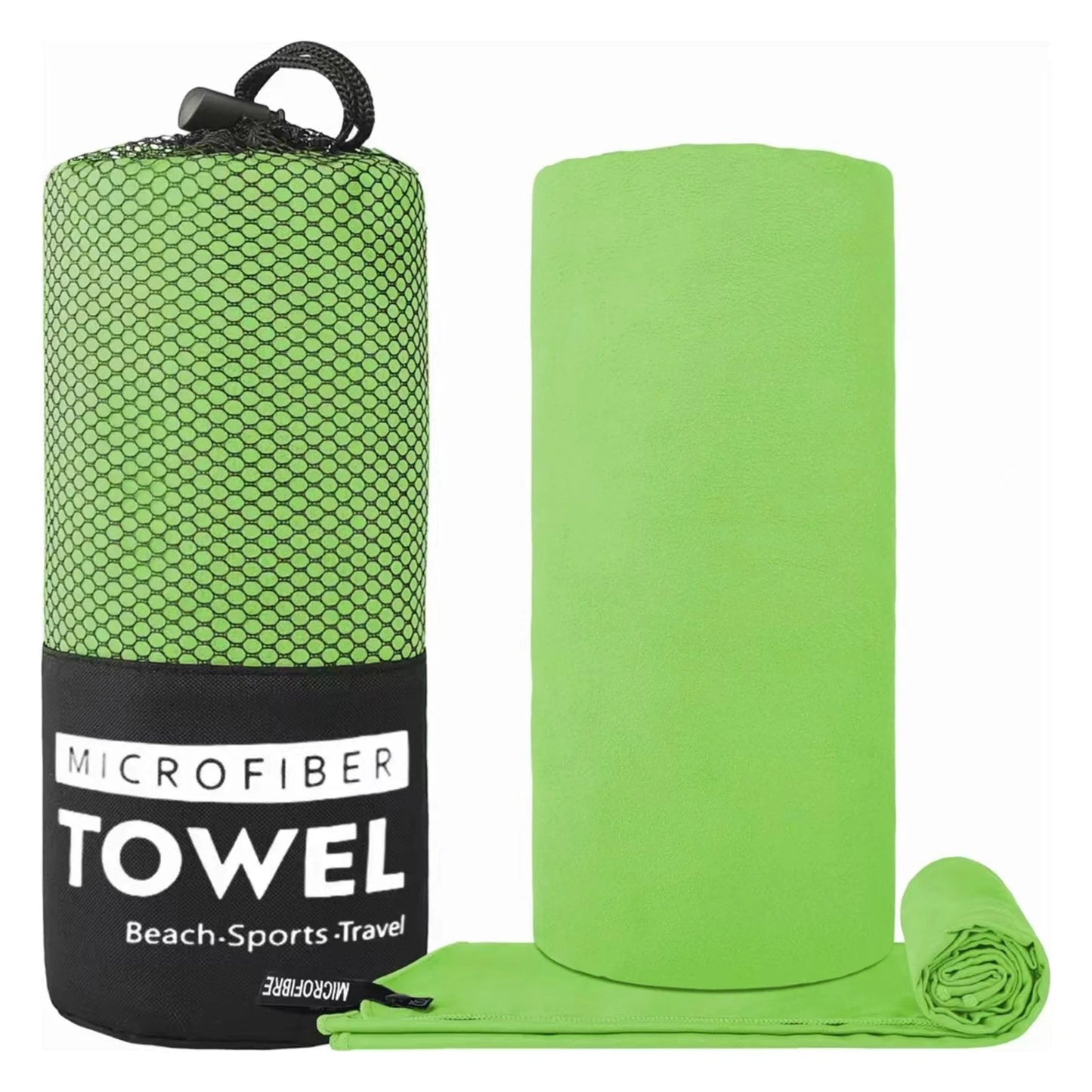 Water Absorbing Towel Lint Free 3pcs Microfiber Quick Dry Breathable Towel Set Comfortable Fast Absorbing Towel for Beach Travel