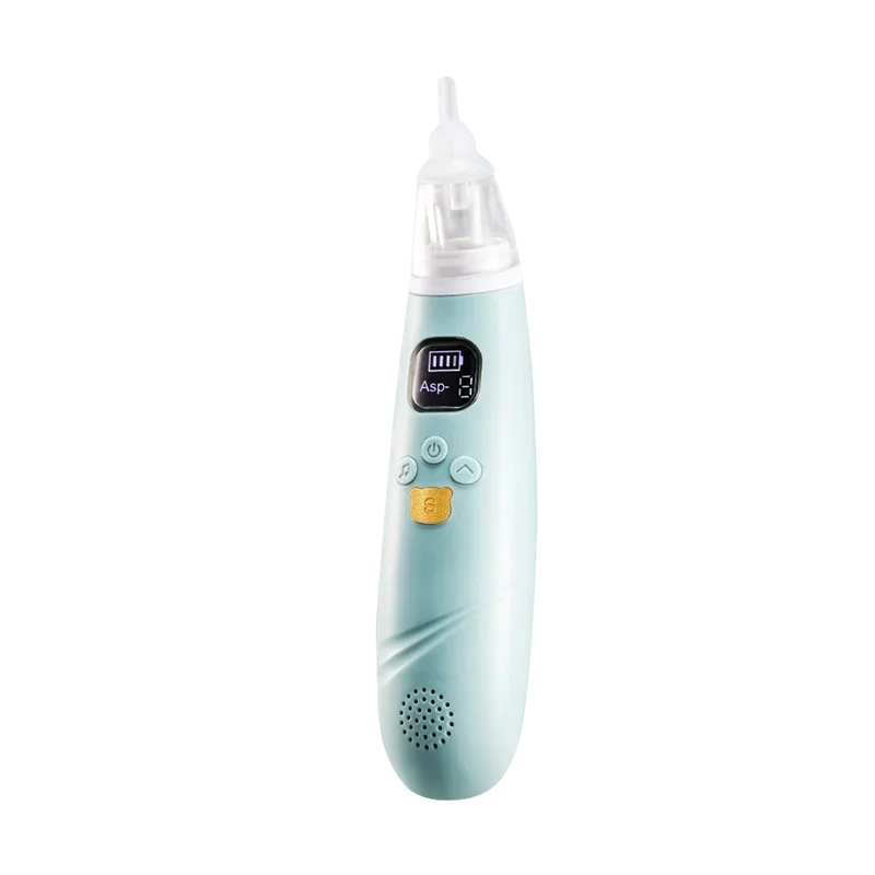 Kid Nose Cleaner Silicond Adjustable Suction Electric Kids Nasal Aspirator Health Convenient Low Noise 3 Suction Heads