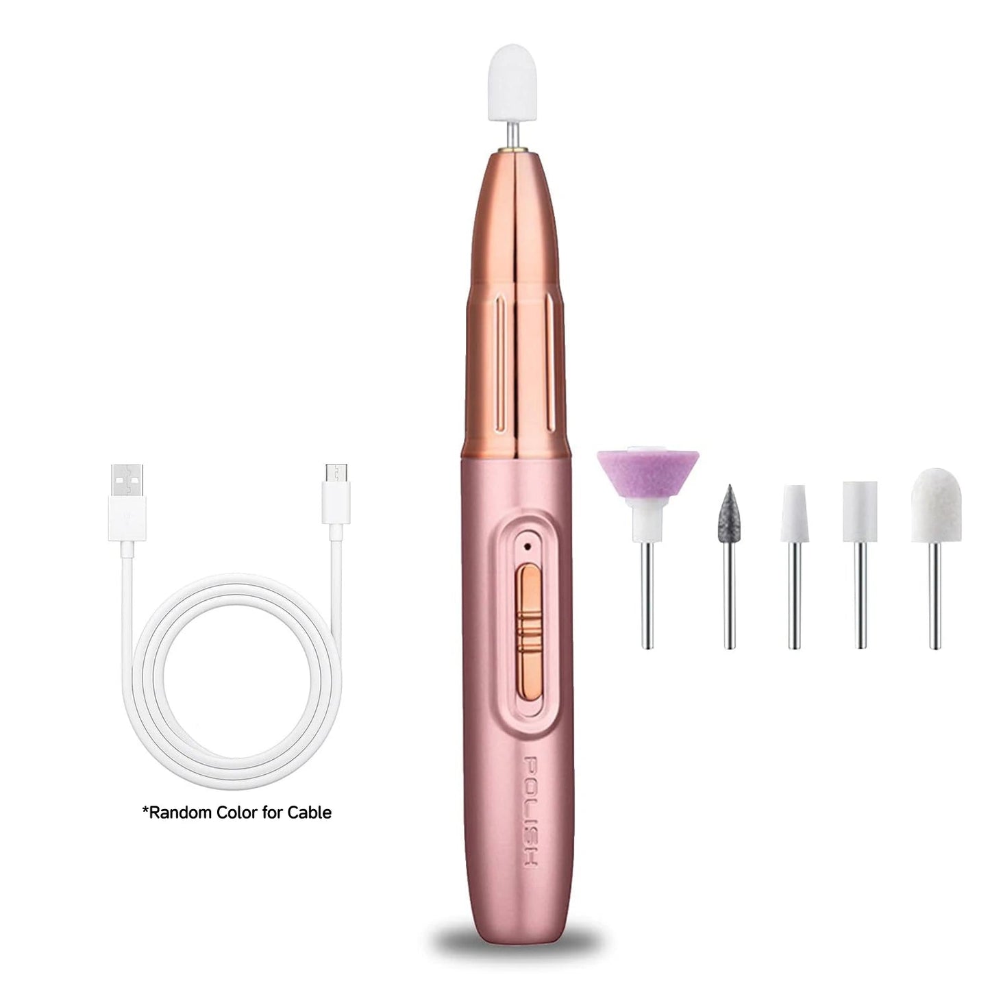 Rechargeable Electric Nail File for Beginner Portable Electric Nail Drill for Home Manicure