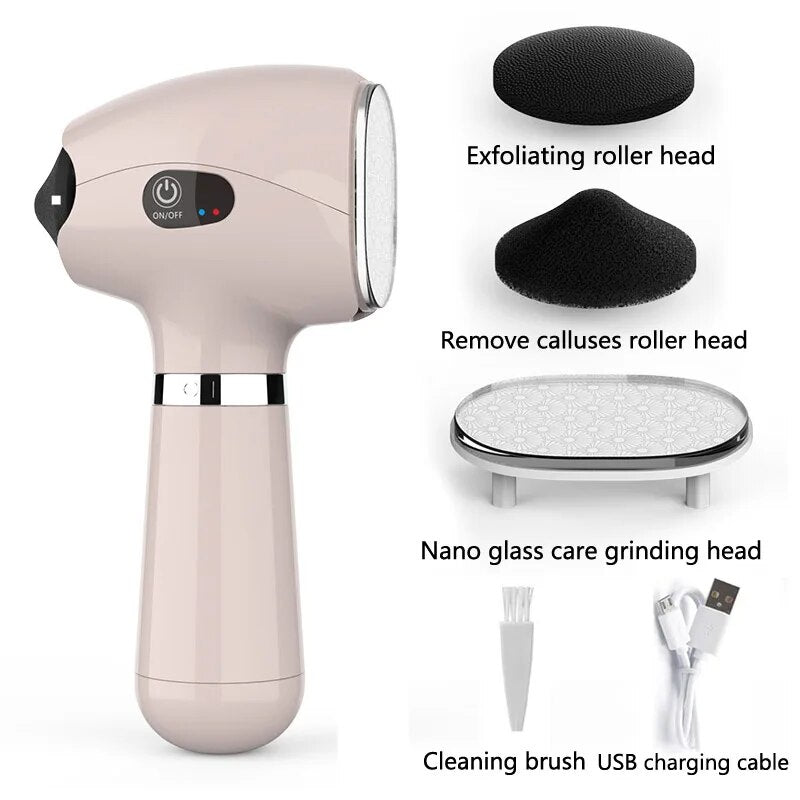 Pedicure Tools Skin Care Electric Foot File Dead Skin Callus Remover USB Foot Grinder Machine Foot Care Tool