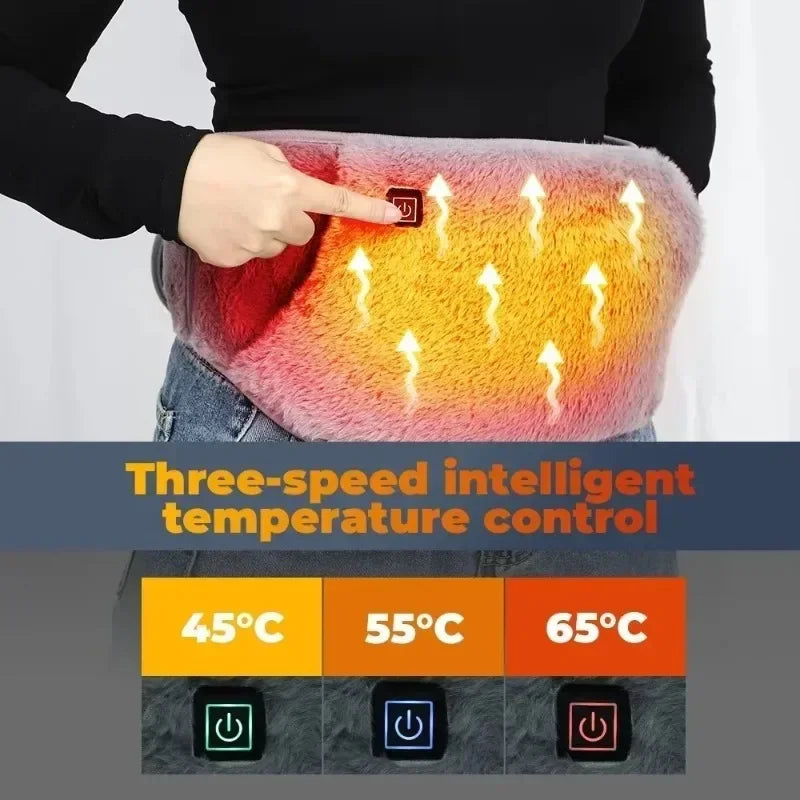 Electric Heating Belt Winter Heater Warmer Cold Protection Uterus Warming Belt Warmers Hot Compress Abdominal Warm Pad