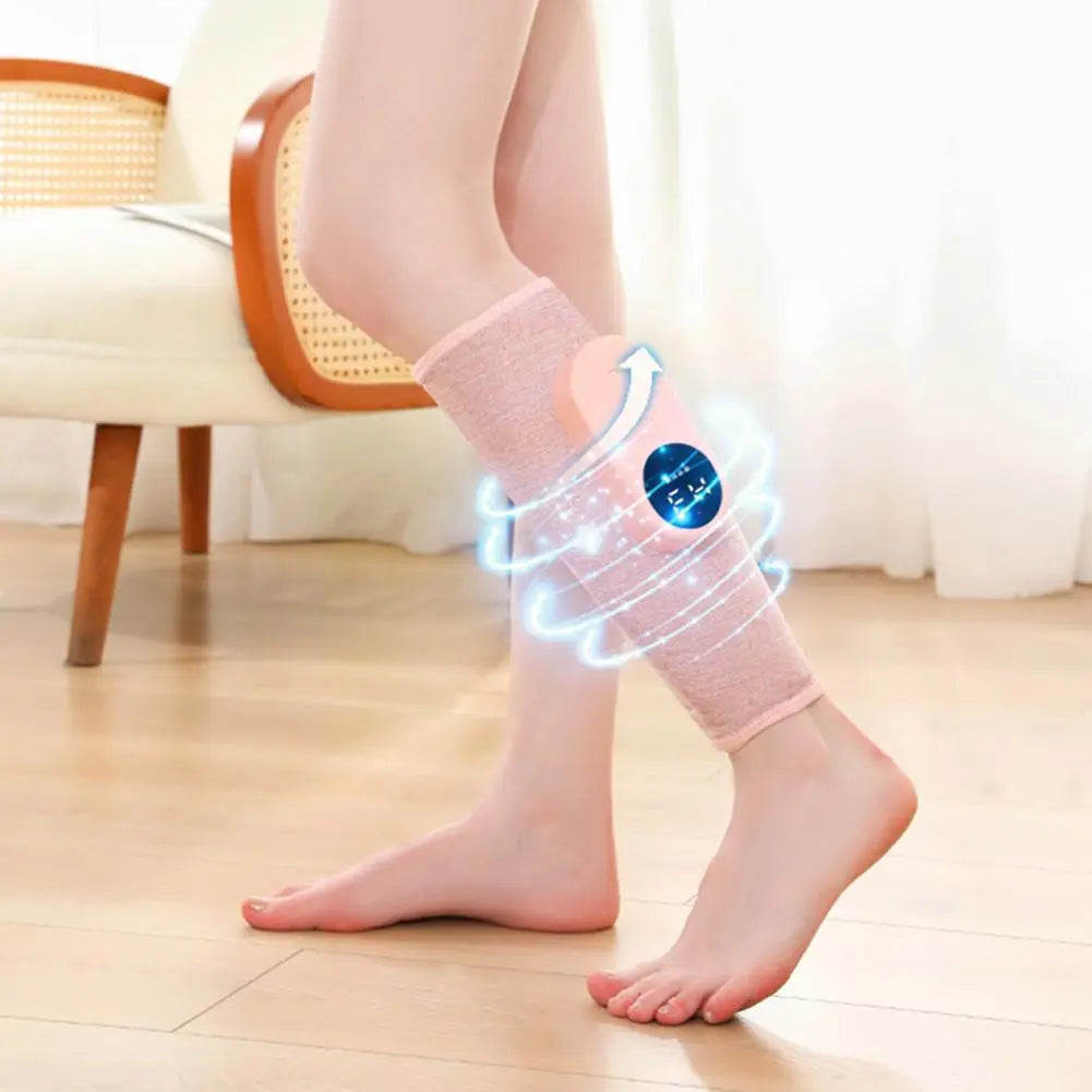 Electric Leg Massager with Heat Compression Calf Air Muscle Legs Massager Pressure Relax