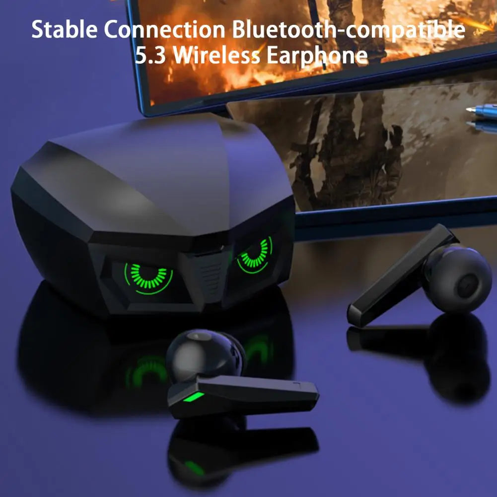 Handsfree Wireless Earphone 400mAh No Latency Smart Chip Gaming Headset Calling