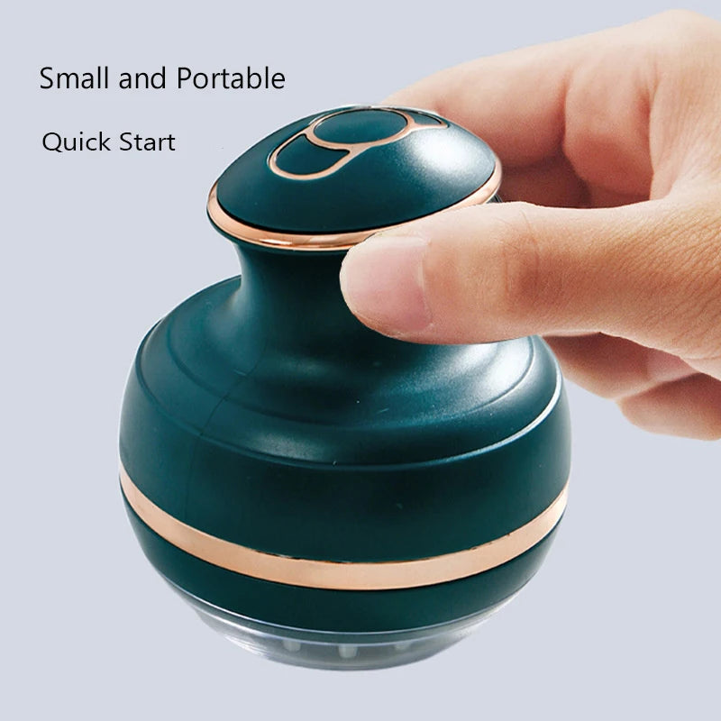 EMS Electric Head Massager Wireless Scalp Massage Promote Hair Growth Kneading Vibration Deep Tissue Relax Body Health Care Tool